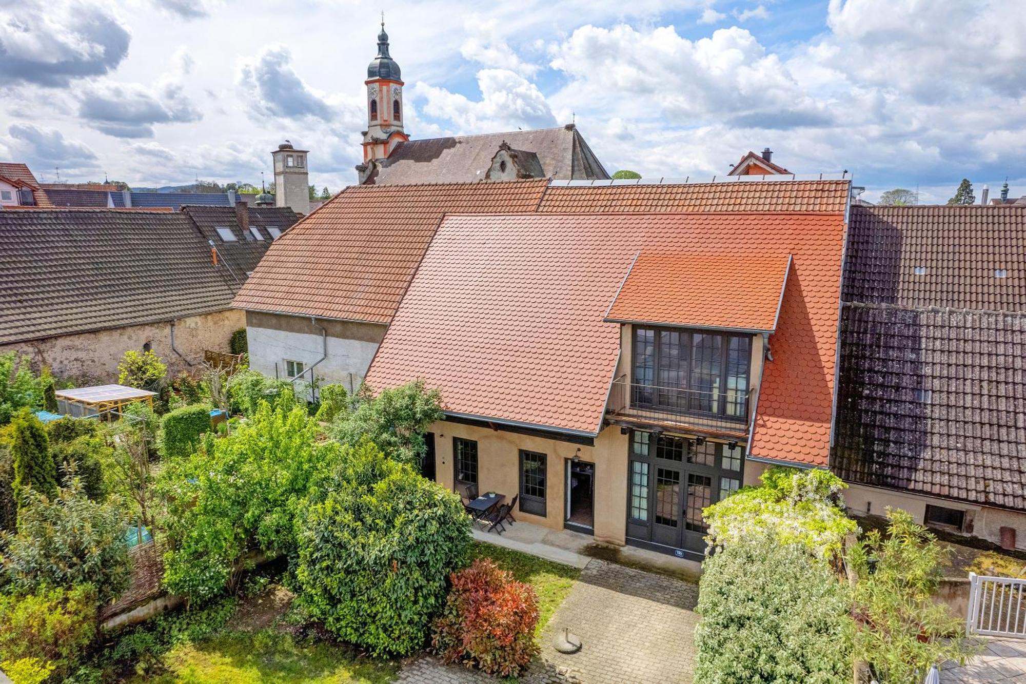 Ferienwohnung Loft Im Kuenstlerhaus Riegel Exterior foto