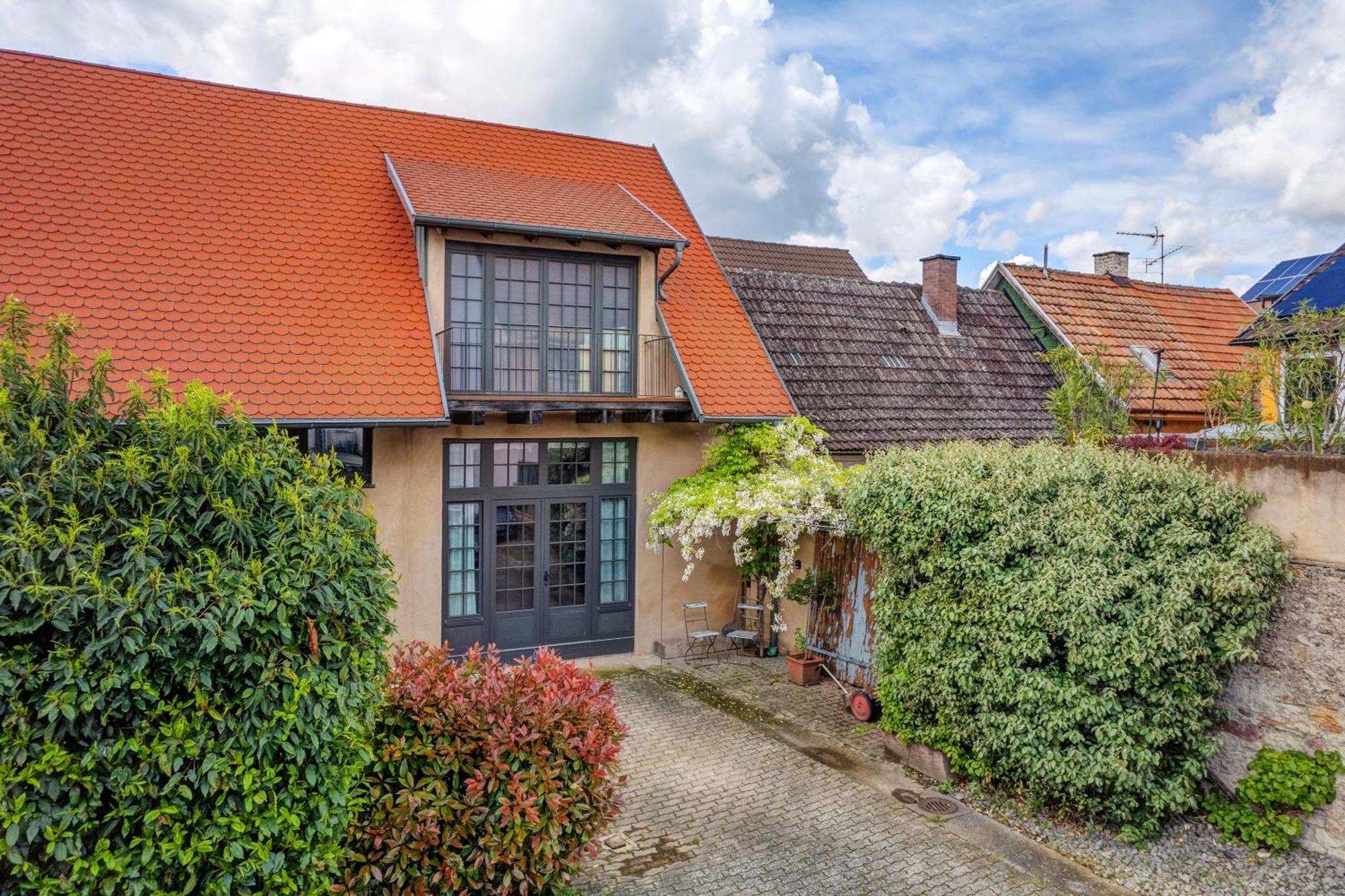 Ferienwohnung Loft Im Kuenstlerhaus Riegel Exterior foto